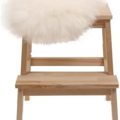 Kaiser Naturfellprodukte H&L Lammfell-Sitzauflage In Weiß