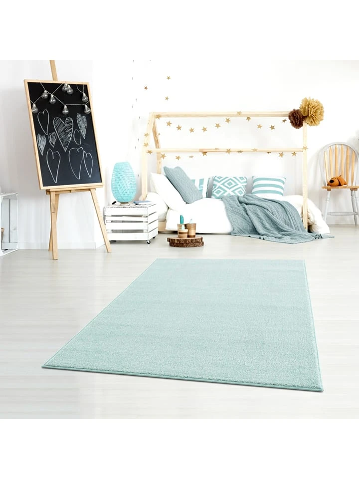 Kids Love Rugs Webteppich "Einfarbig" In Mint – Bild 5