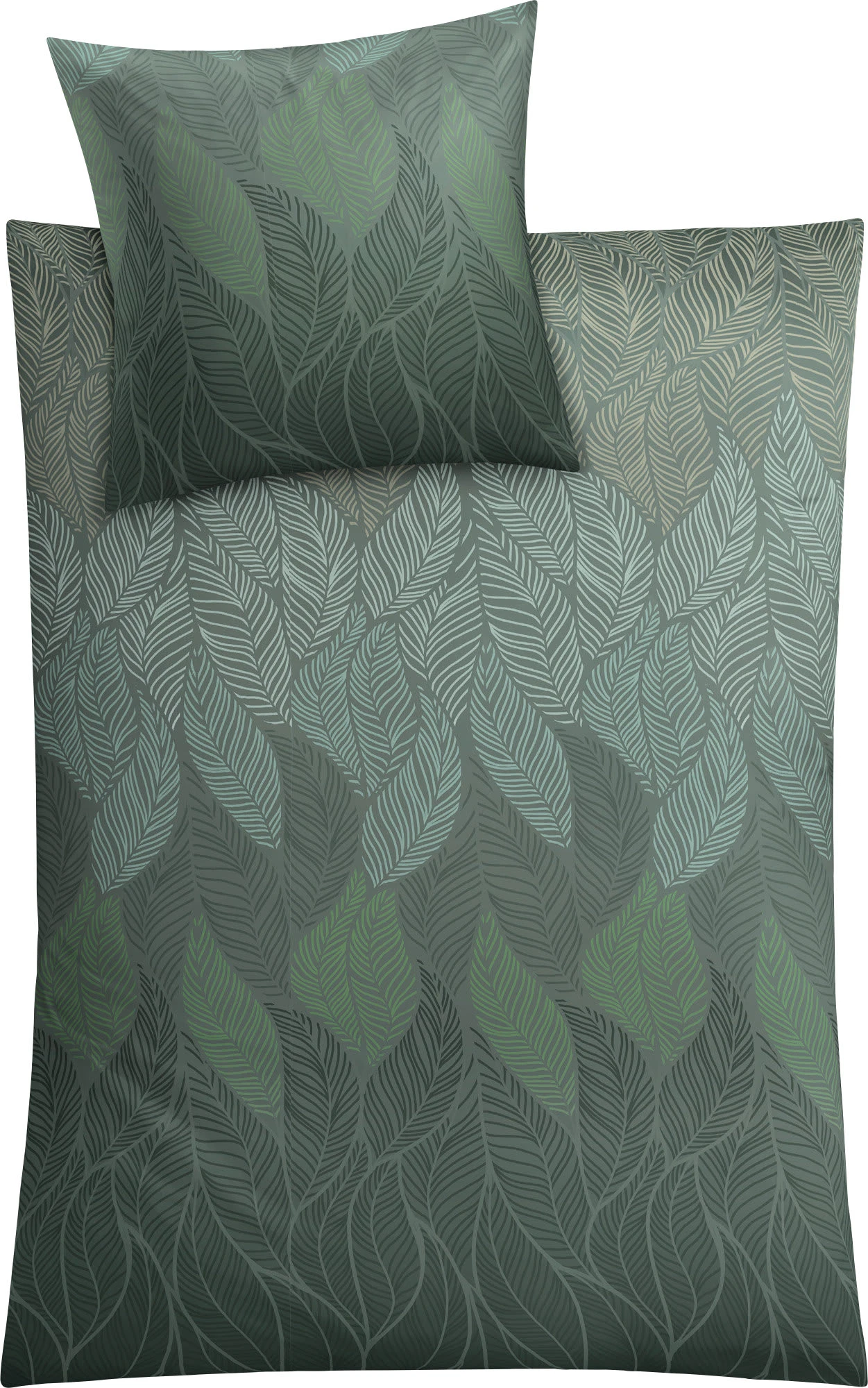Kleine Wolke Bettwäsche In Tannengrün