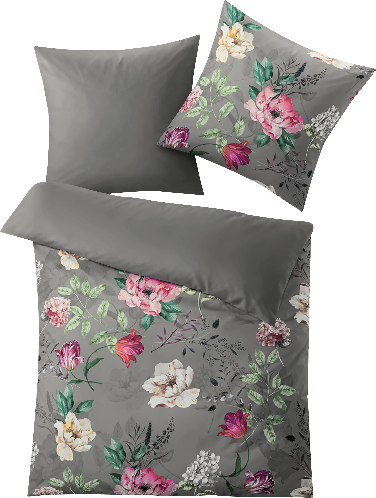 Kleine Wolke Wendebettwäsche In Grau