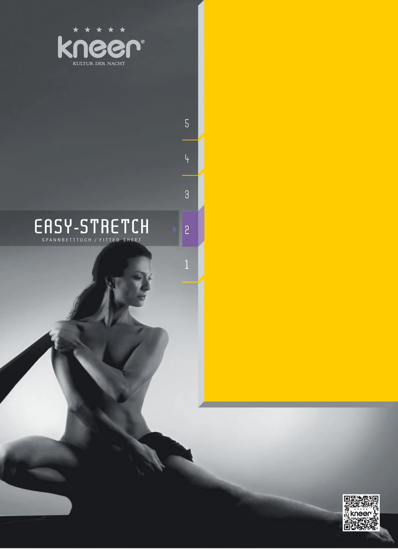 Kneer EASY-STRETCH Q25 180/200 - 200 /200 Cm Bis 180/220 - 200/220 Cm In Honig – Bild 2