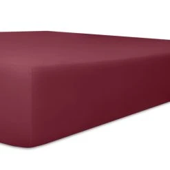 Kneer EASY-STRETCH Q25 90/190 - 100 /200 Cm Bis 90/210 - 100/220 Cm In Burgund