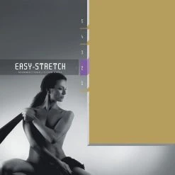 Kneer EASY-STRETCH Q25 90/190 - 100 /200 Cm Bis 90/210 - 100/220 Cm In Sand