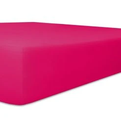 Kneer Spannbetttuch EDEL-ZWIRN-JERSEY Q20 In Fuchsia