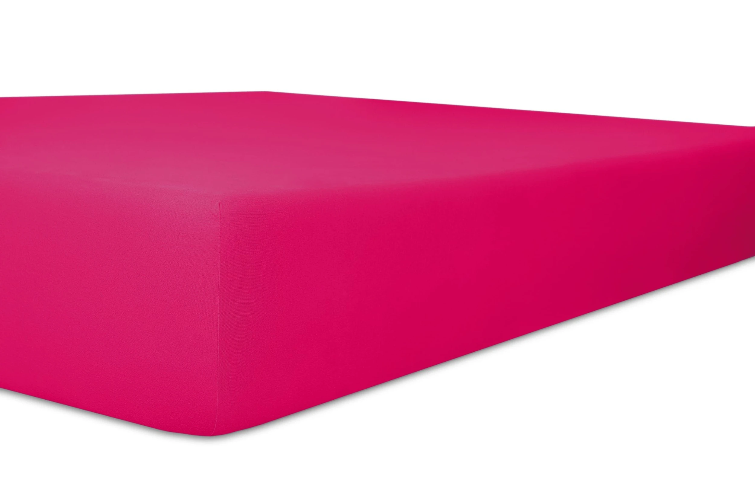 Kneer Spannbetttuch EDEL-ZWIRN-JERSEY Q20 In Fuchsia
