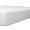 Kneer Spannbetttuch EDEL-ZWIRN-JERSEY Q20 In Weiß