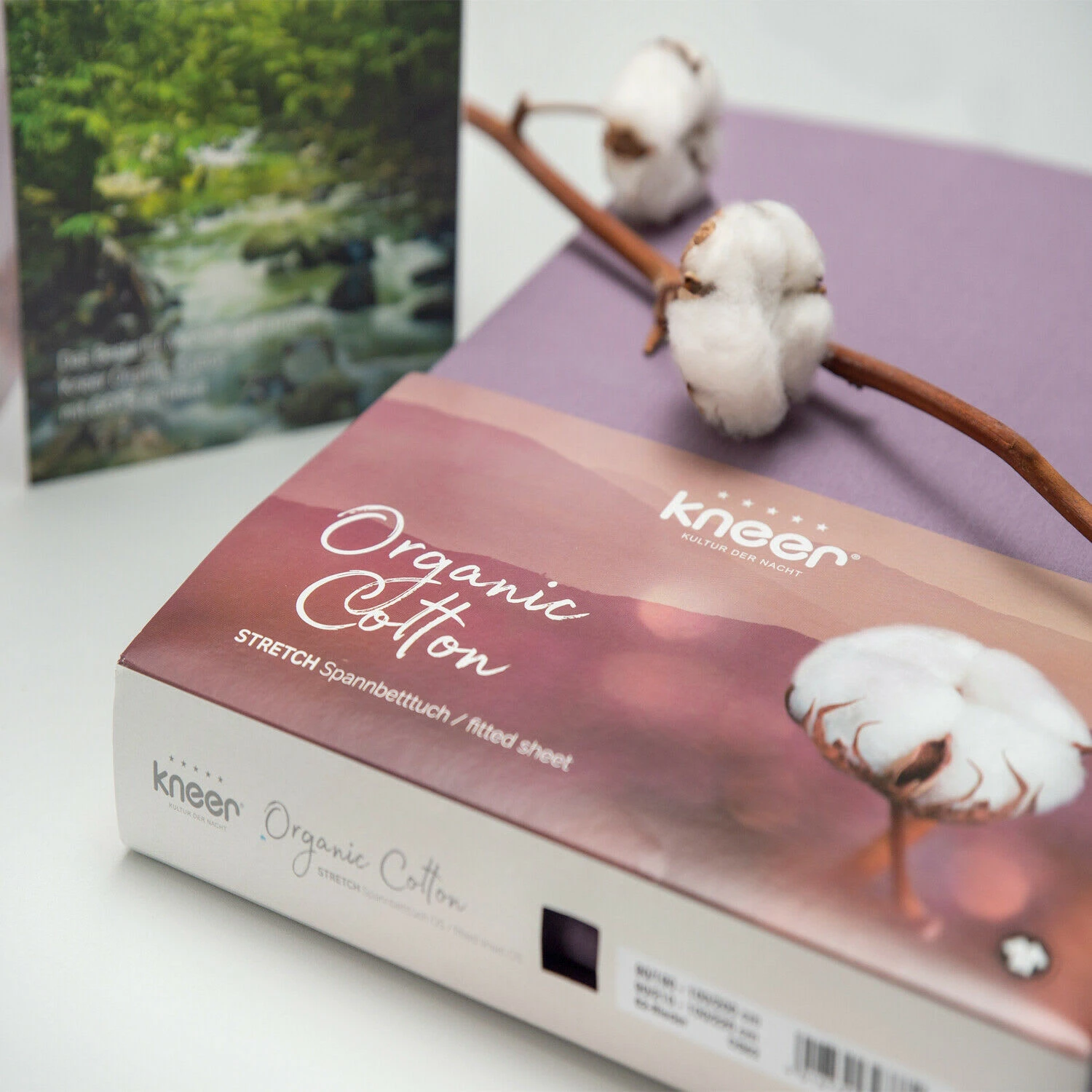 Kneer Spannbetttuch Organic Cotton Stretch OS In Kiesel – Bild 3