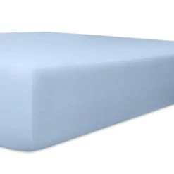 Kneer Spannbetttuch Spannbettlaken 140 X 200 Cm In Hellblau