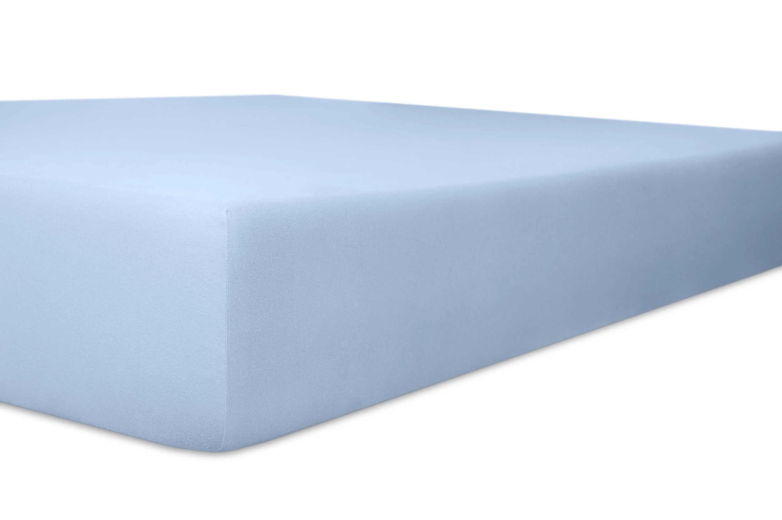 Kneer Spannbetttuch Spannbettlaken 140 X 200 Cm In Hellblau