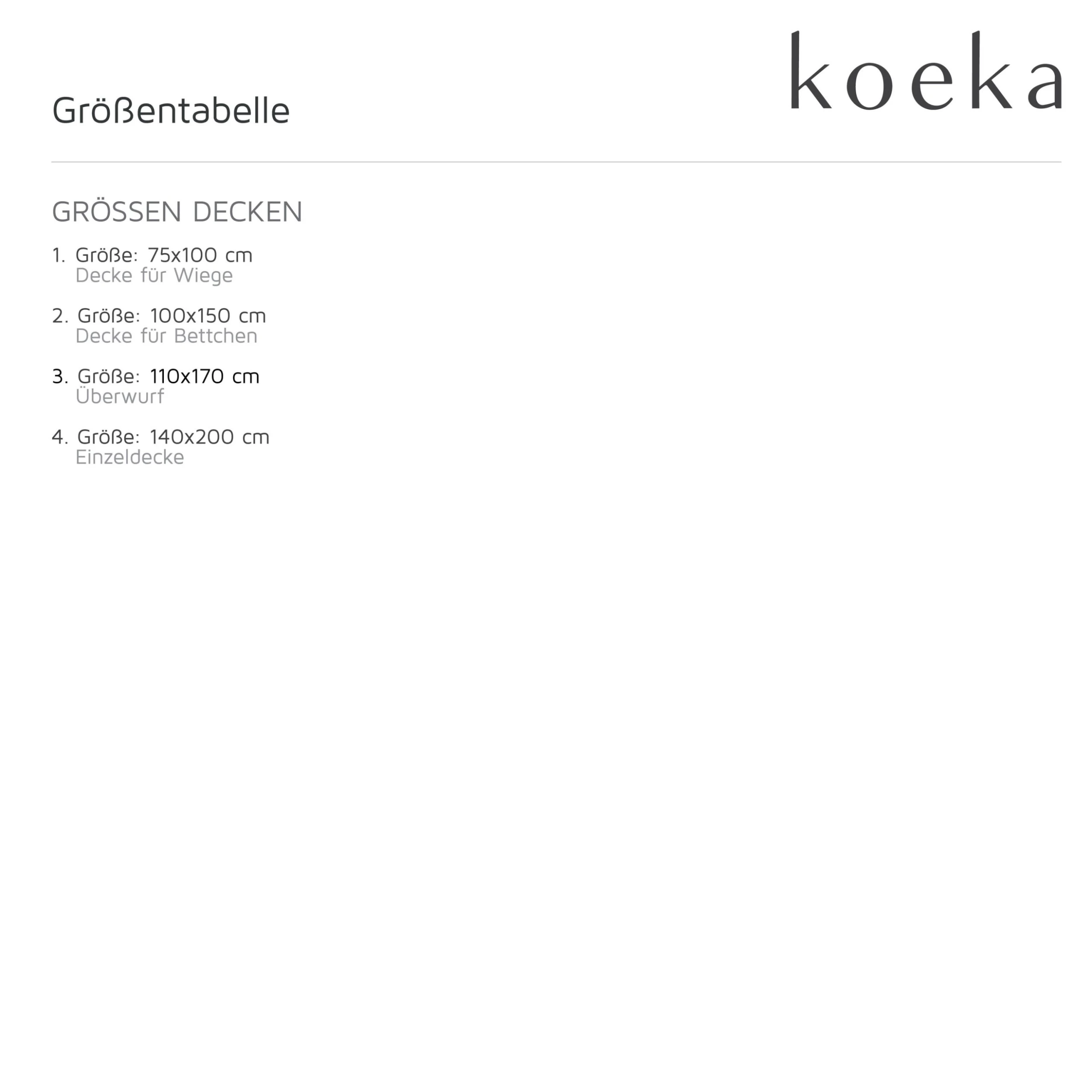 Koeka Babydecke Lalinde In Sand â Bild 15