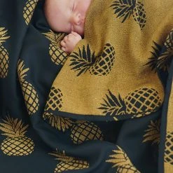 Kokadi Babydecke "Penelope" In Schwarz - (L)120 X (B)120 Cm