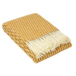 Lanzaretti Woll-Plaid In Gelb