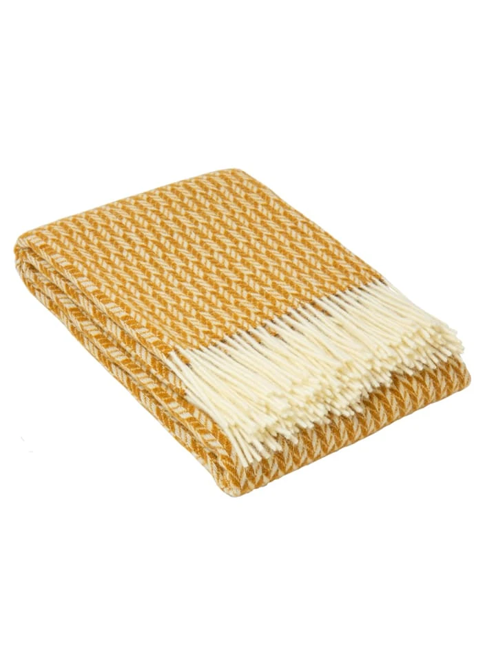 Lanzaretti Woll-Plaid In Gelb