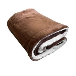 Le Comptoir De La Plage Kunstfell Wohndecke In Nerzbraun - (L)170 X (B)130 Cm