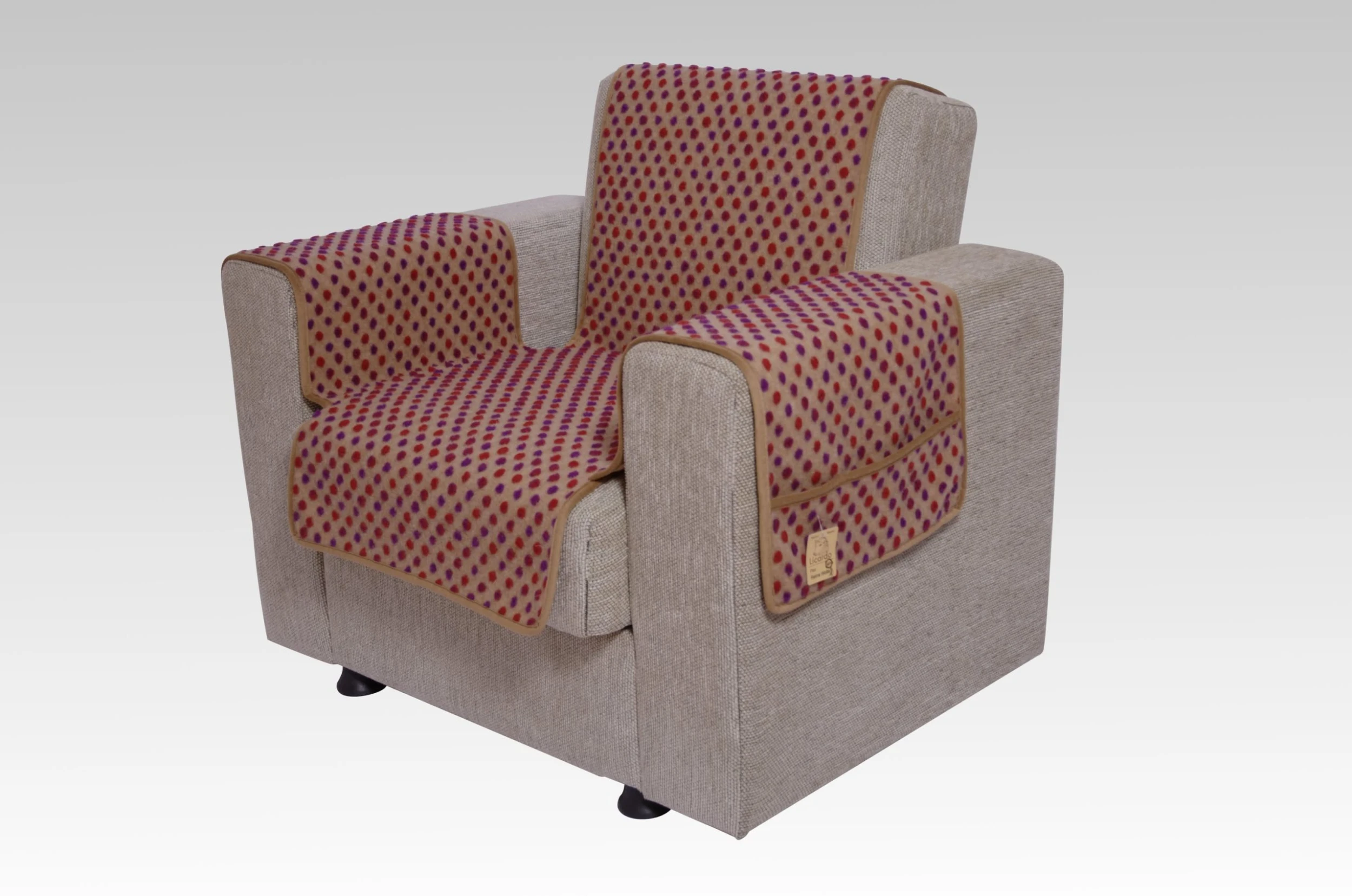 Linke Licardo Kombinierter Armlehnen- Und Sesselschoner In Beige