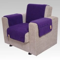 Linke Licardo Kombinierter Armlehnen- Und Sesselschoner In Lila