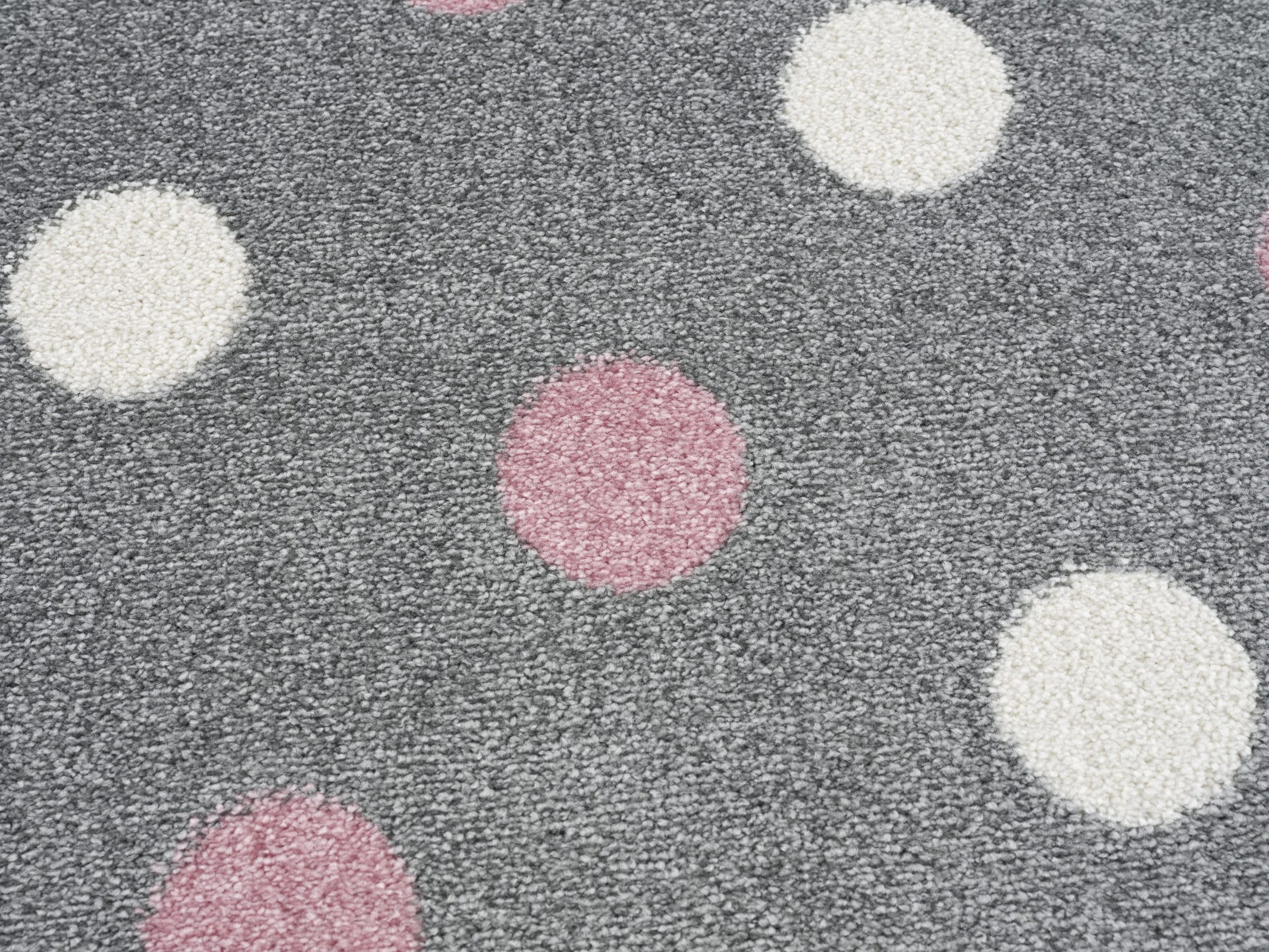 Livone Kinderteppich BUBBLES In Silbergrau/rosa – Bild 2