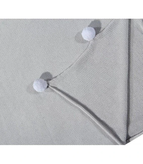 Lorena Canals Kuscheldecke "Bubbly" In Hellgrau/Weiß - 100x120 Cm – Bild 5