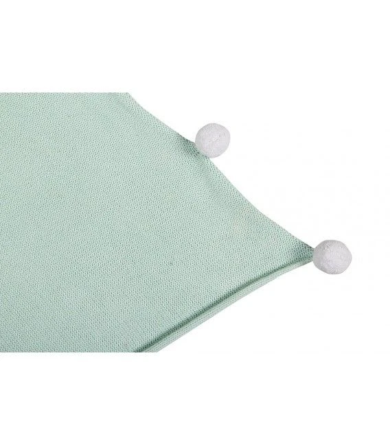 Lorena Canals Kuscheldecke "Bubbly" In Hellminze/Weiß - 100x120 Cm – Bild 4