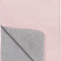 MEYCO Kinderdecke Double Face, Grau/rosa, 100 X 150 Cm
