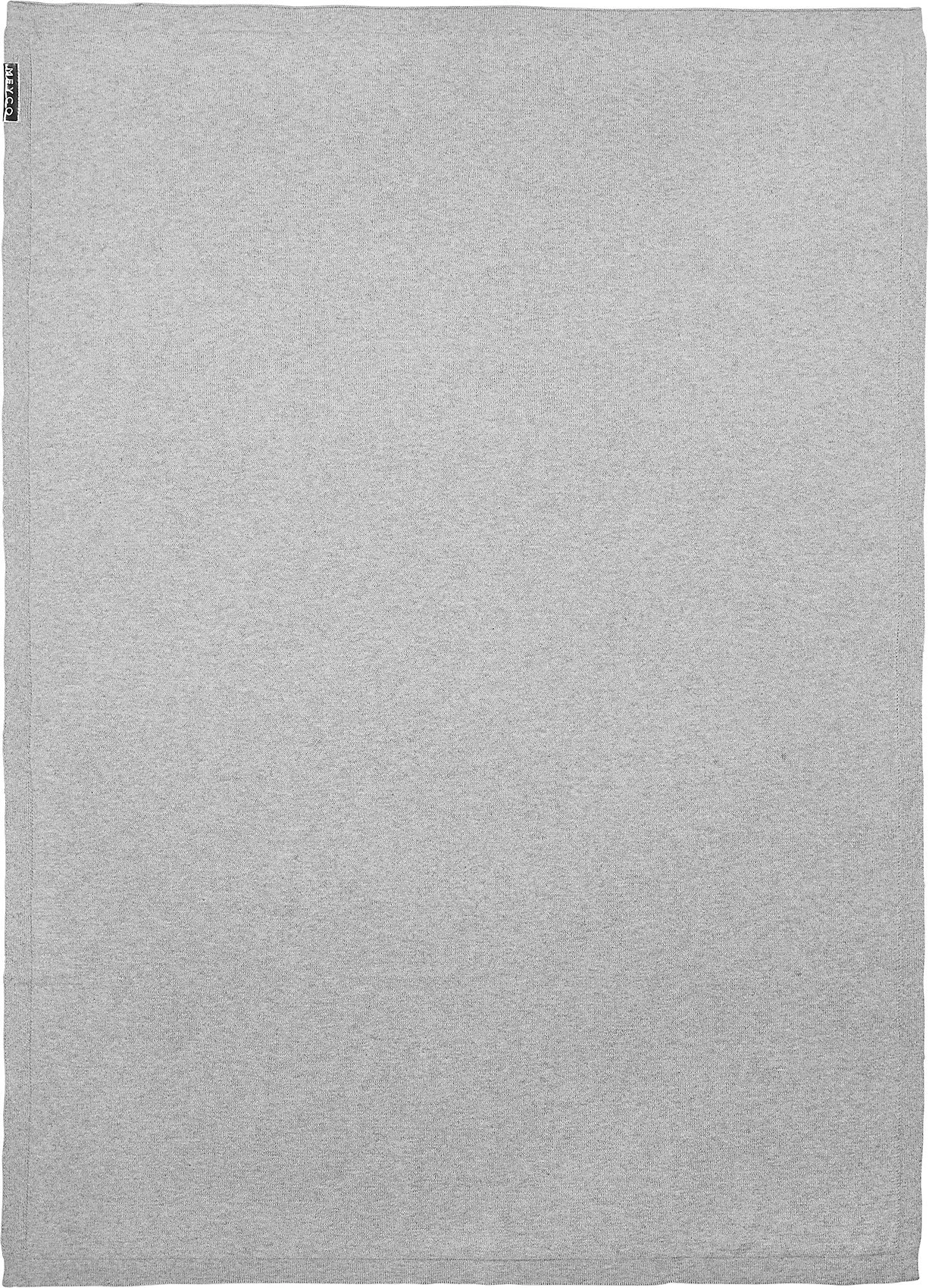 MEYCO Kinderdecke Knit Basic, Grau, 75 X 100 Cm – Bild 2