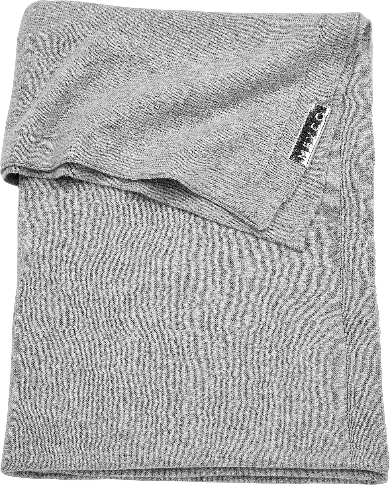 MEYCO Kinderdecke Knit Basic, Grau, 75 X 100 Cm