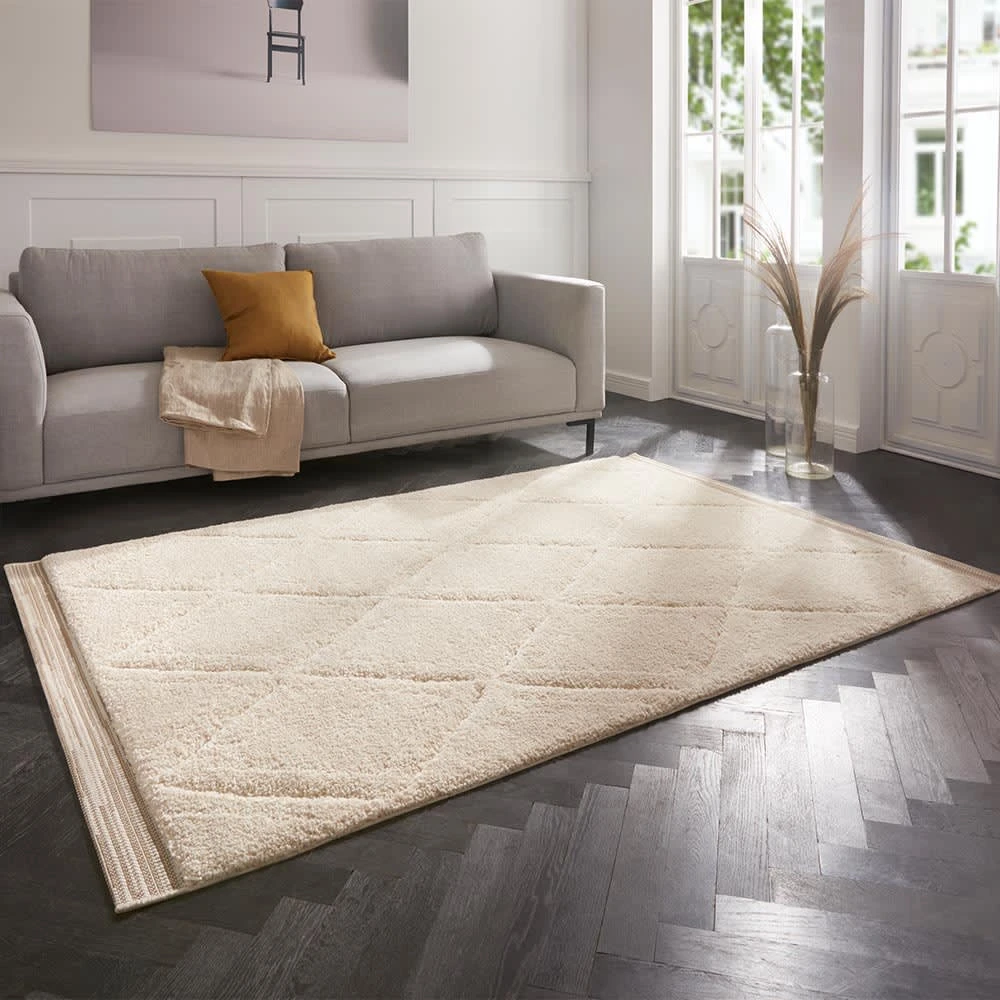 Mint Rugs Hochflor Teppich Colin Beige – Bild 2