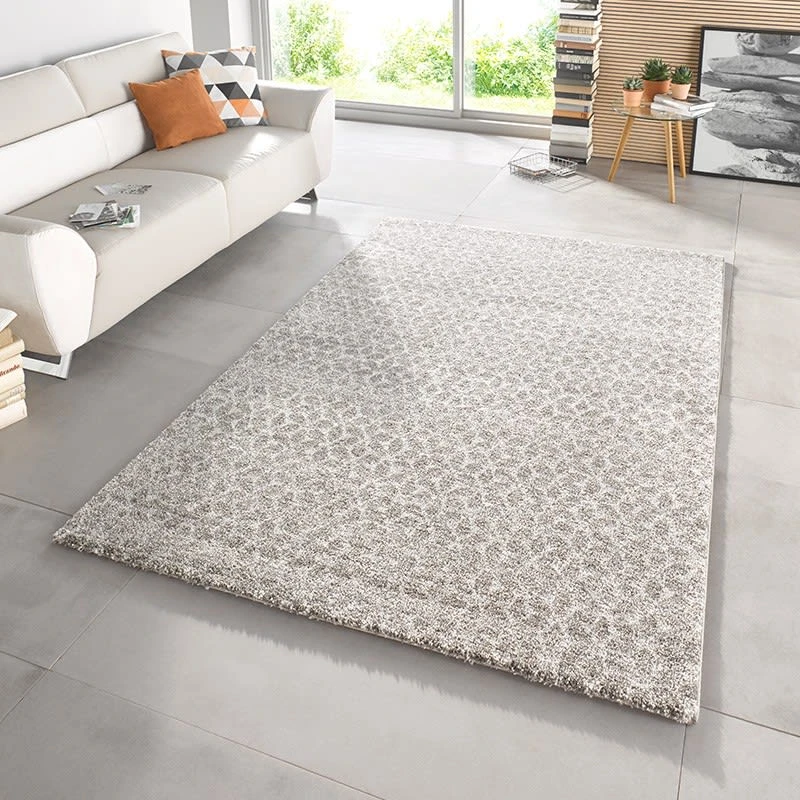 Mint Rugs Hochflor Teppich Impress Grau Taupe Creme – Bild 3