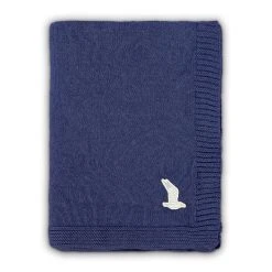 Möve Decke Cozy In Navy