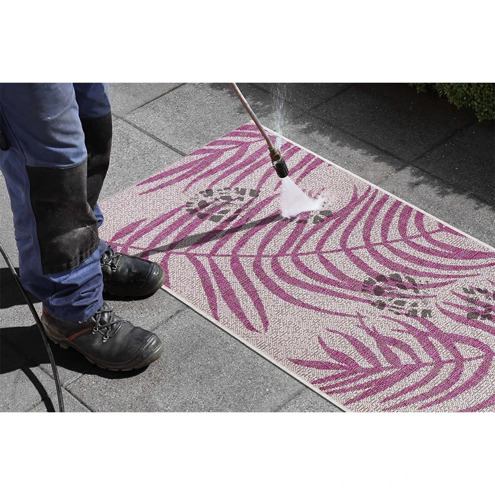Northrugs In- & Outdoor Teppich Palmera Pink Creme â Bild 10