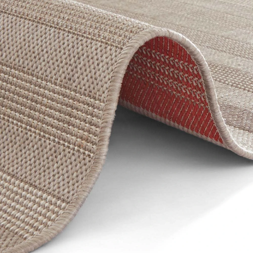 Northrugs In- & Outdoor Teppich Paros Rot Grau Creme – Bild 6