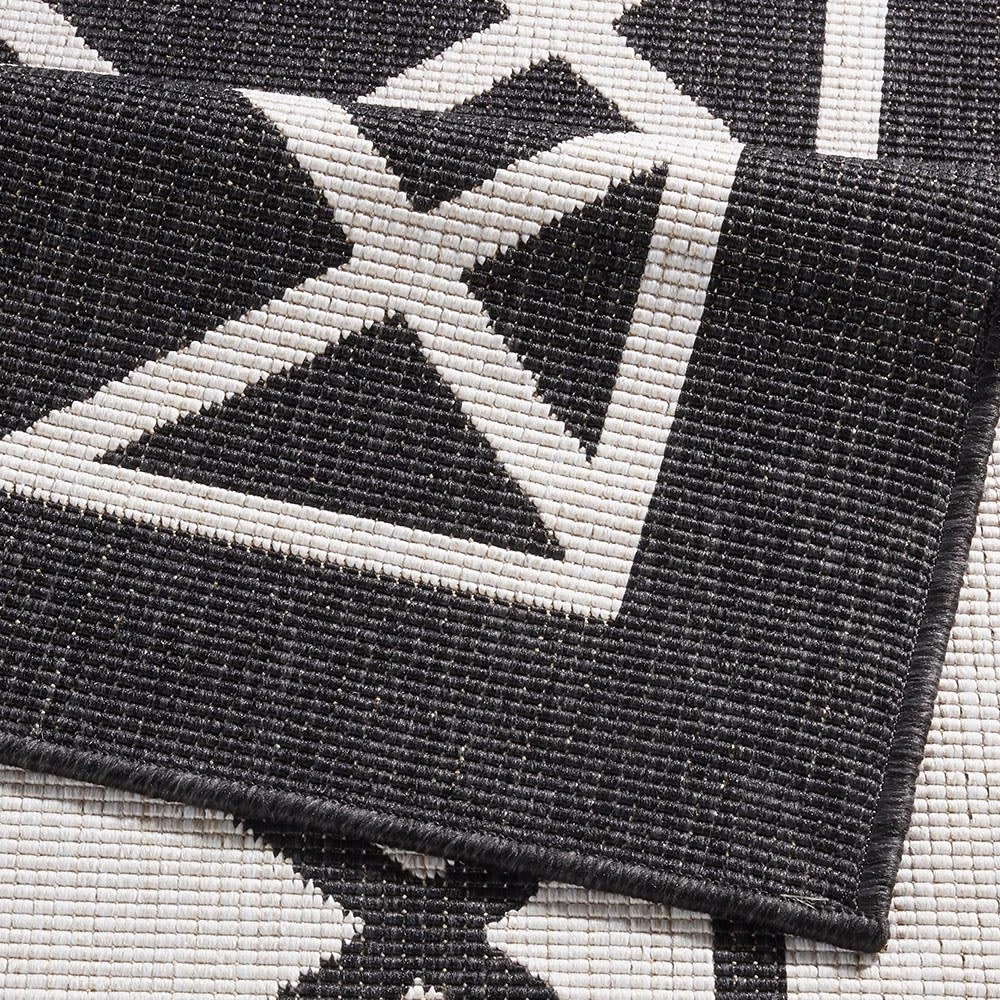 Northrugs In- & Outdoor Wendeteppich Sydney Schwarz Creme – Bild 4
