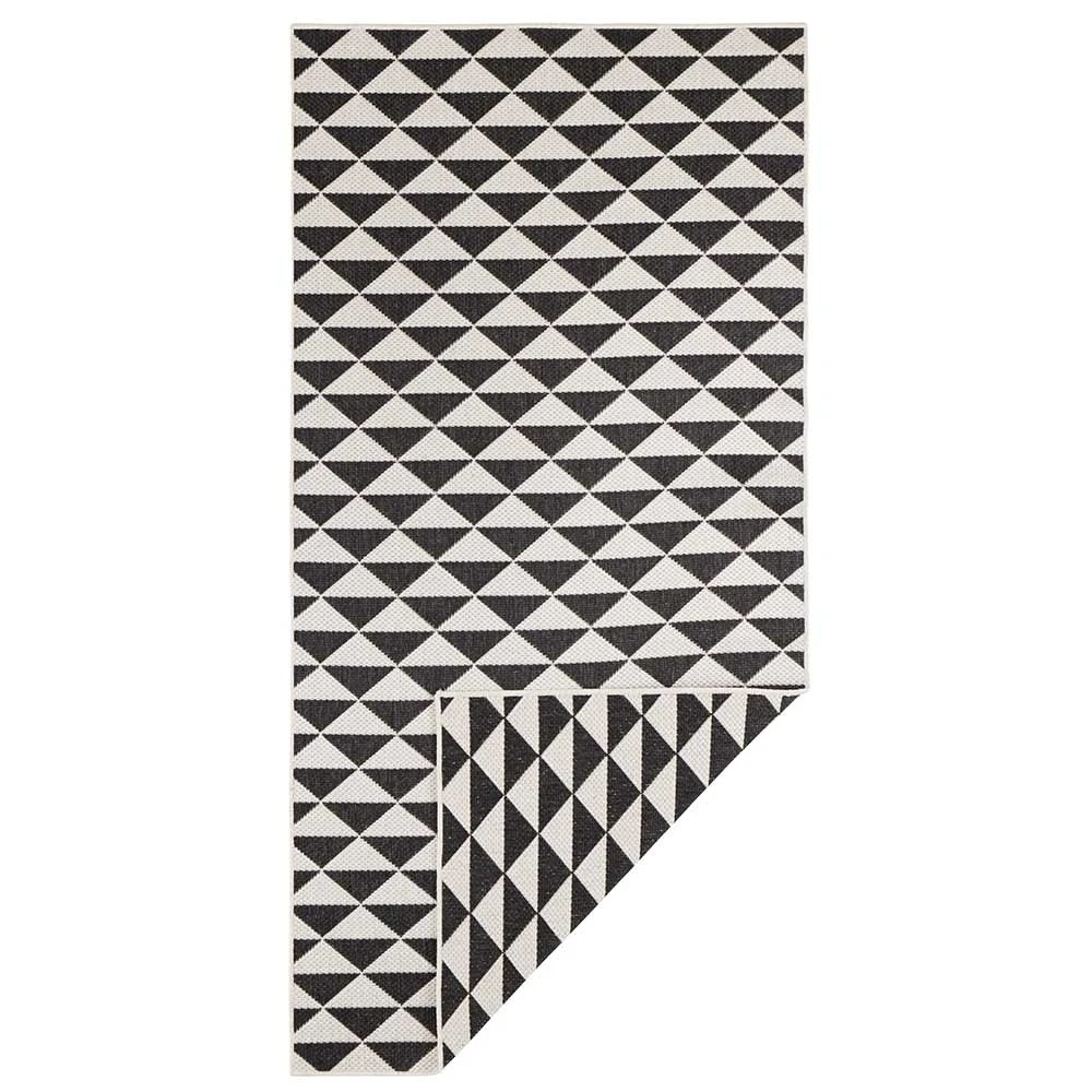 Northrugs In- & Outdoor Wendeteppich Tahiti Schwarz Creme – Bild 5
