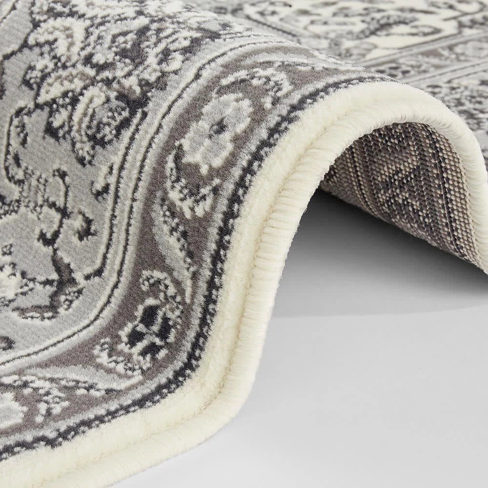 Nouristan Orientalischer Kurzflor Teppich Skazar Isfahan Creme