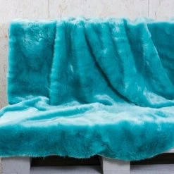 PAD Concept Decke SHERIDAN Felldecke Aqua Türkis