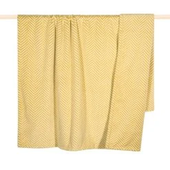 PAD Concept Decke ZELLA Felldecke Gelb 140x190