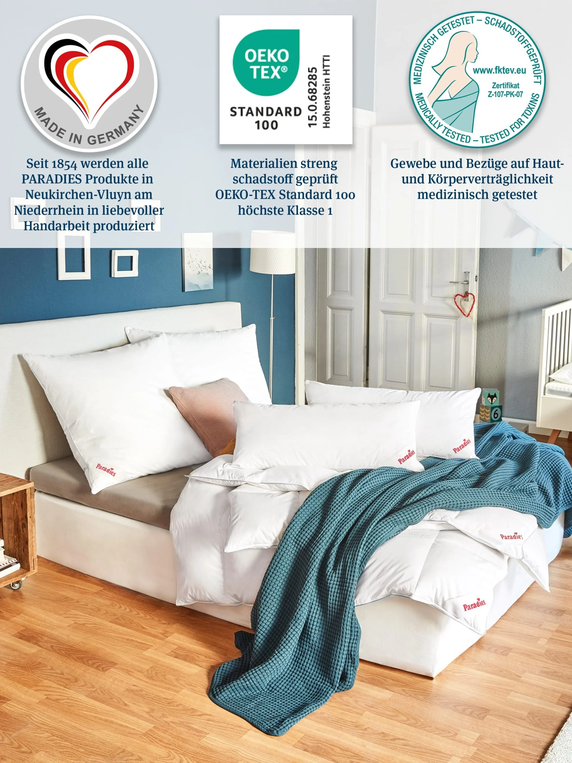 Paradies Winterbettdecke "Safina 100" In Weiß – Bild 5