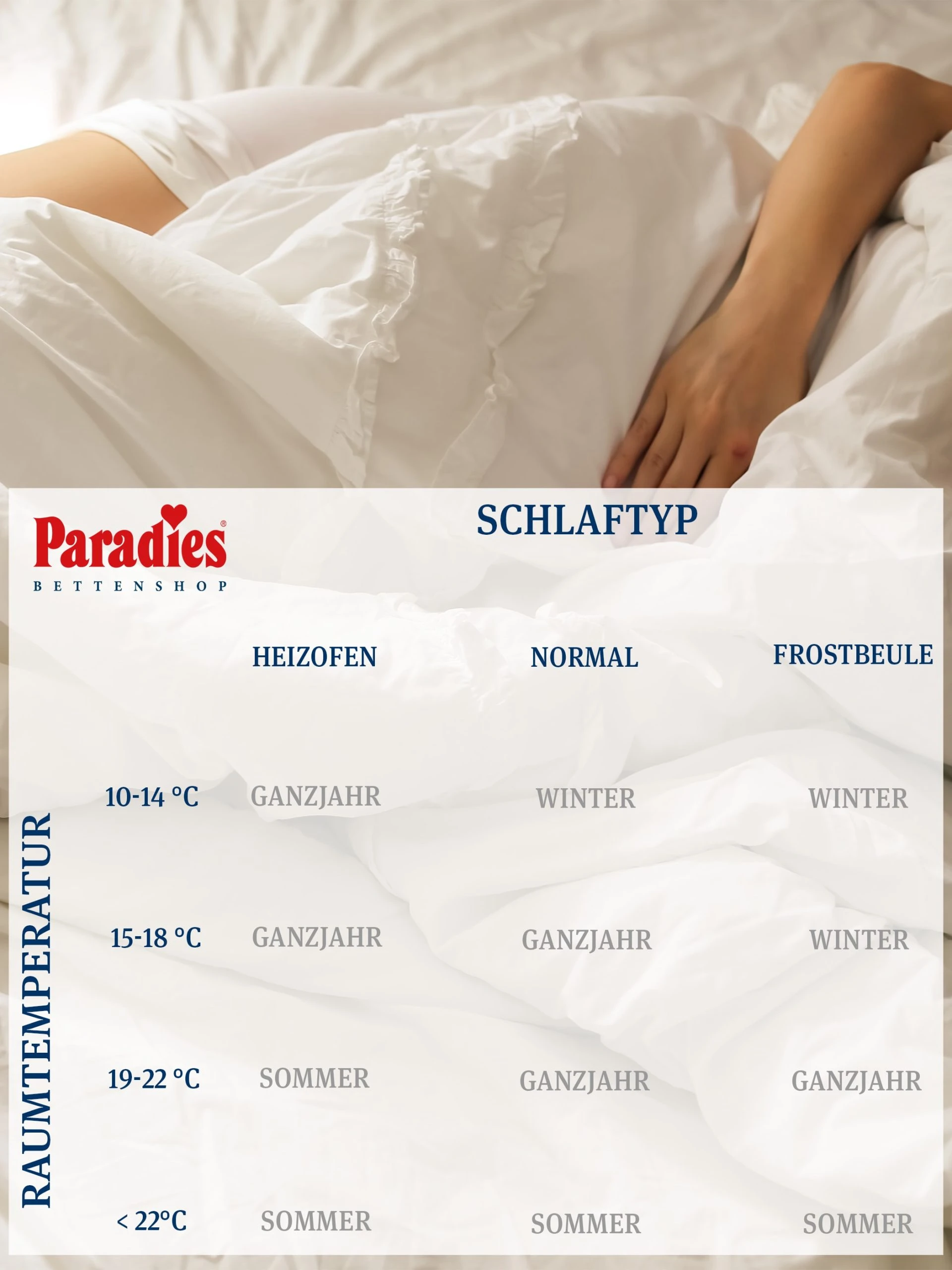 Paradies Winterbettdecke "Safina 100" In Weiß – Bild 6