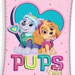 Decke / Fleecedecke "Paw Patrol" In Rosa