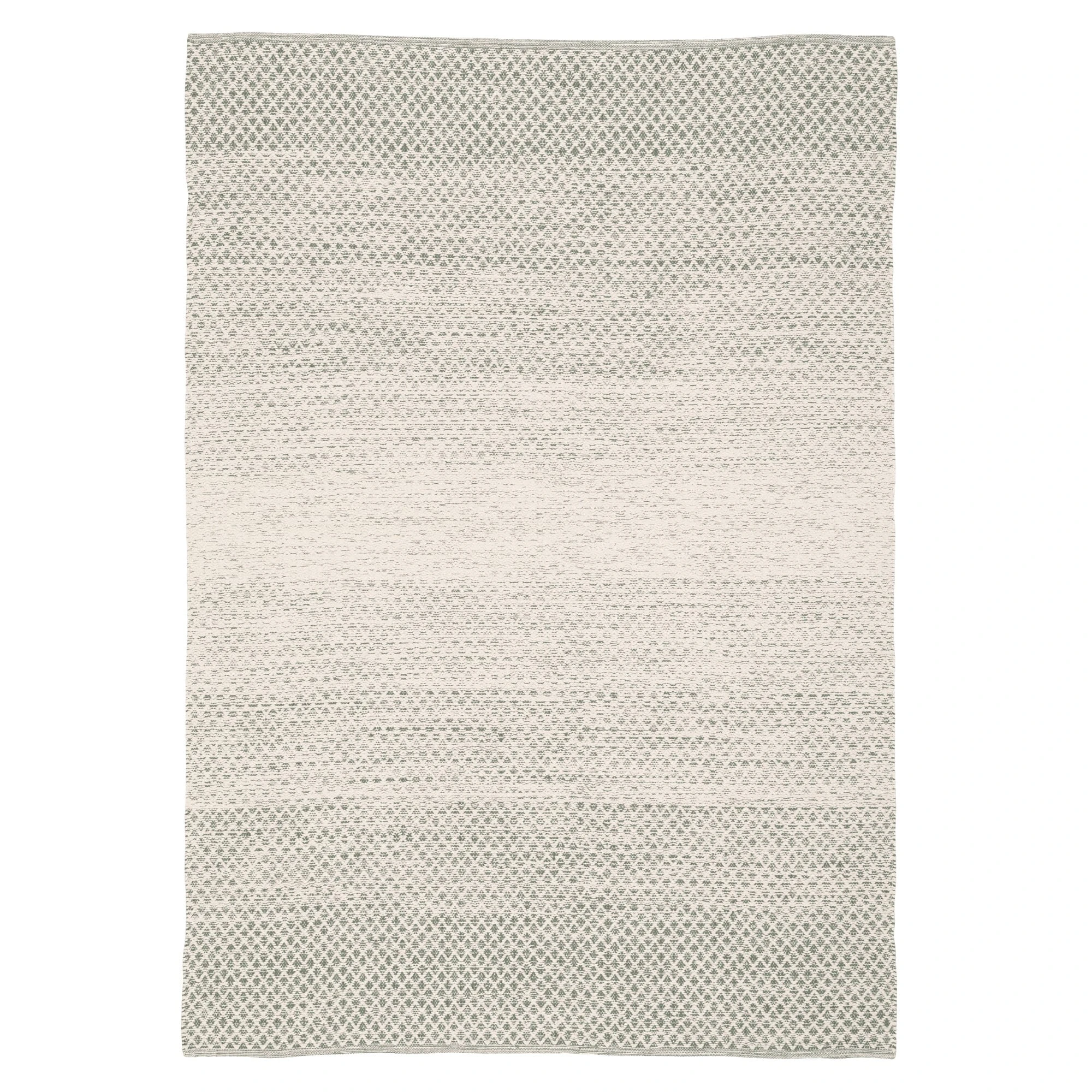 Pergamon Baumwolle Natur Kelim Teppich Sandy Meliert In Groen