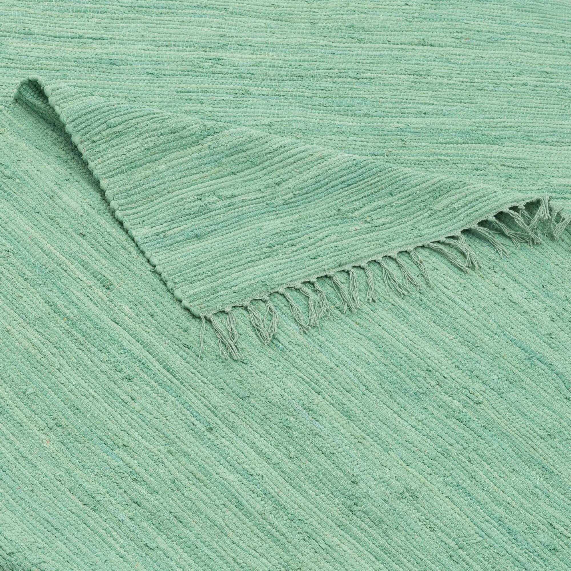 Pergamon Baumwolle Natur Teppich Jolly Cotton In Mint – Bild 4