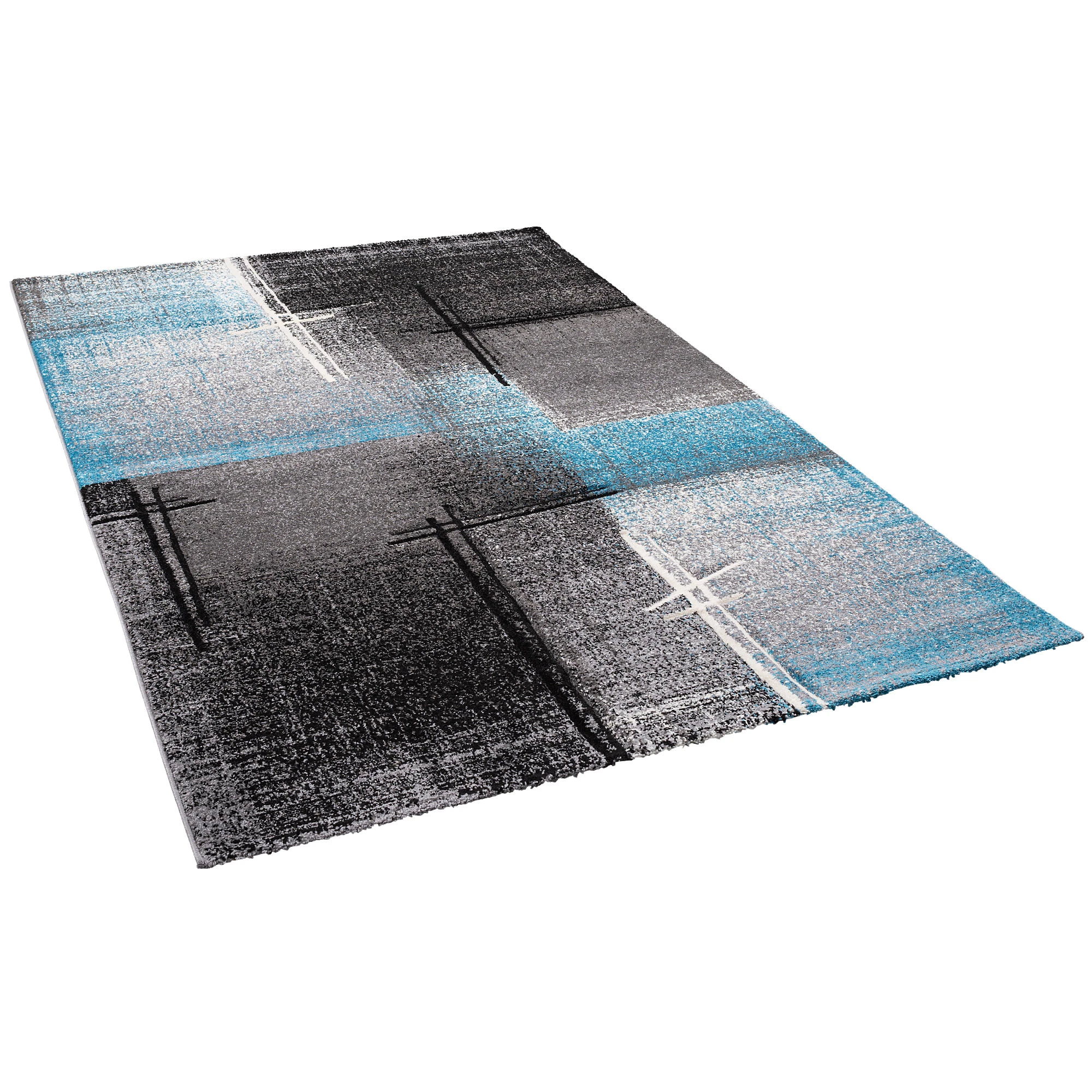 Pergamon Designer Teppich Brilliant Verlauf In Blau – Bild 2