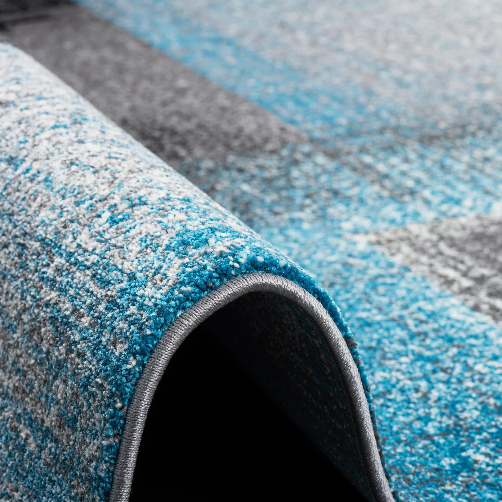 Pergamon Designer Teppich Brilliant Verlauf In Blau – Bild 3