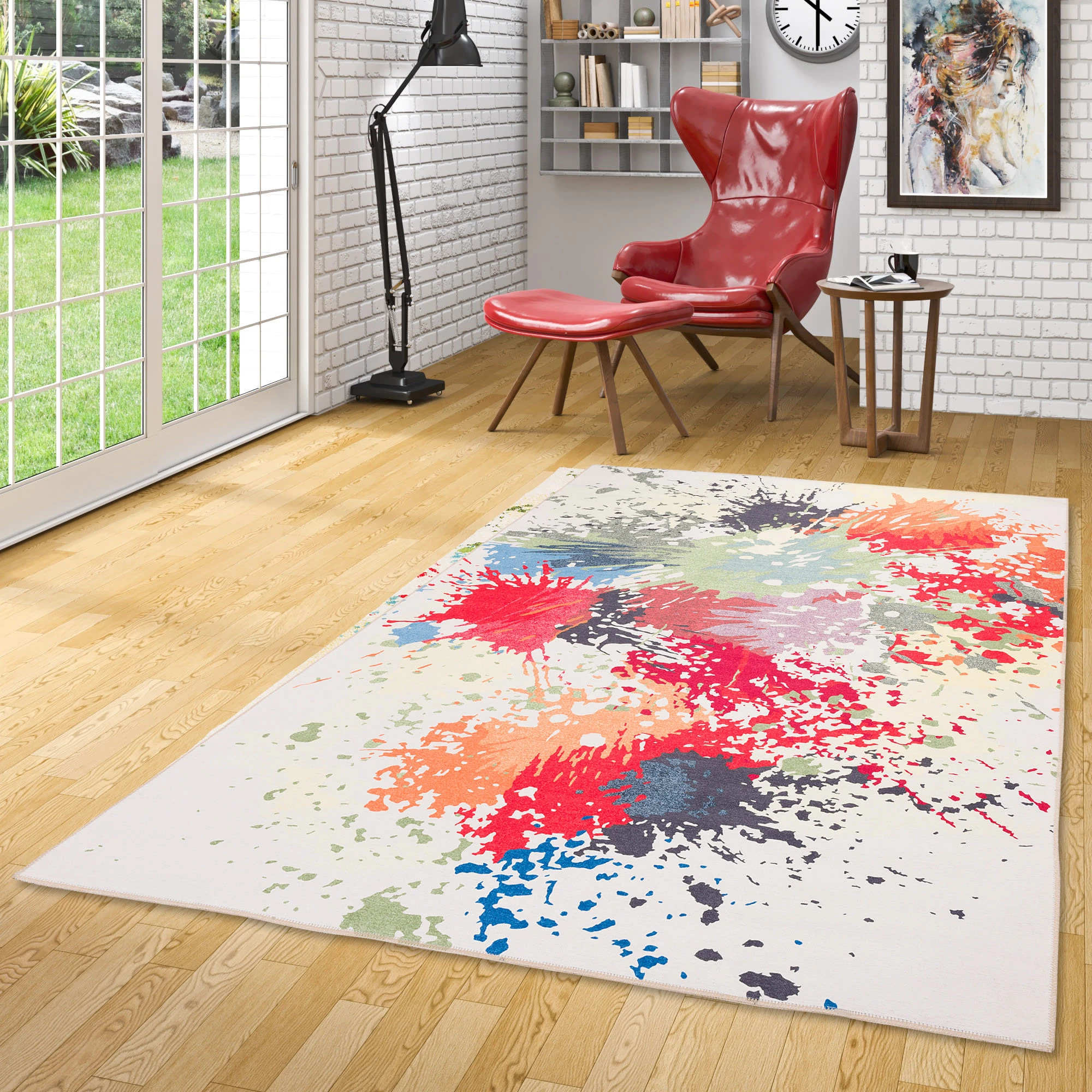 Pergamon Designer Teppich Funky Splash In Bunt – Bild 5