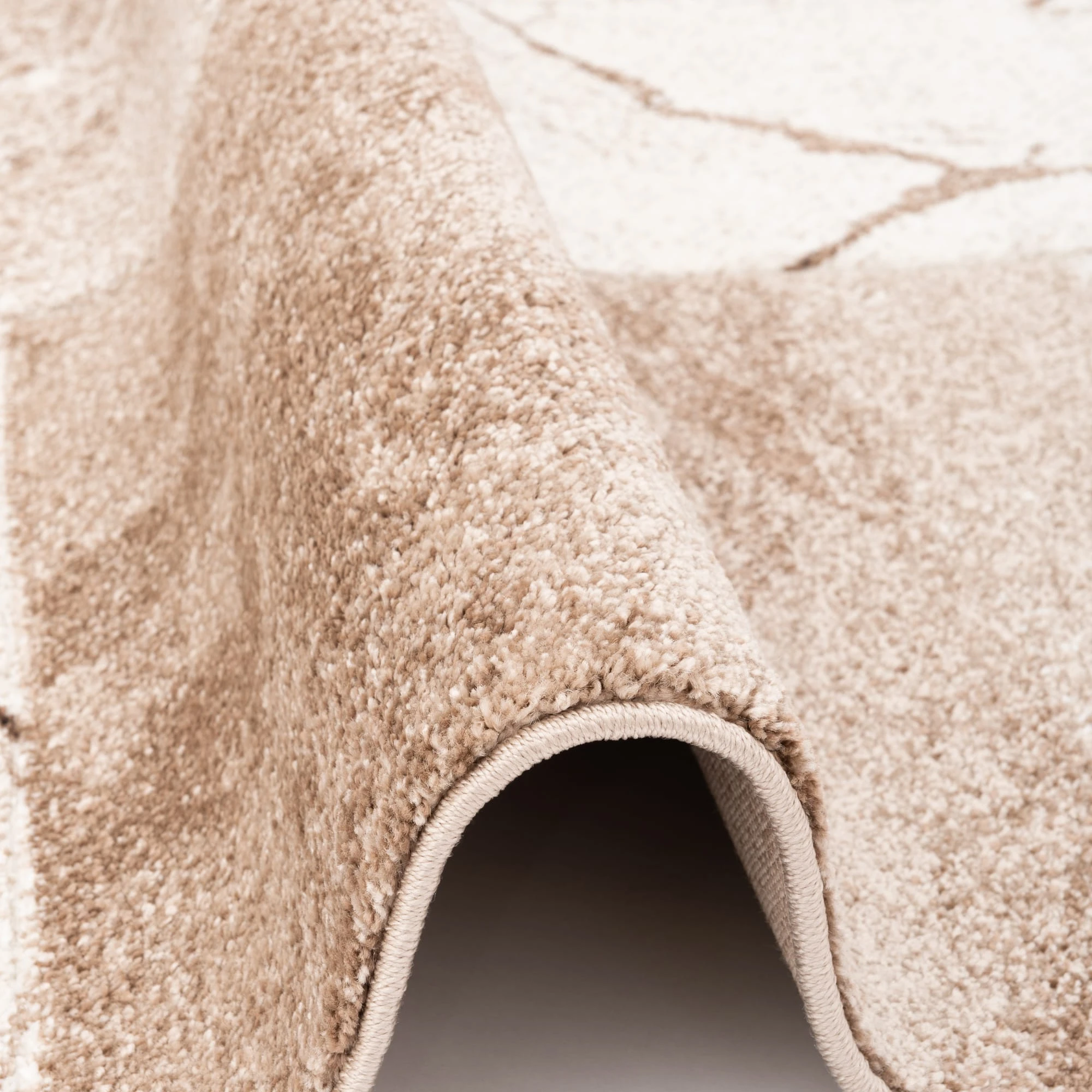 Pergamon Designer Teppich Maui Marmor Optik In Braun – Bild 3