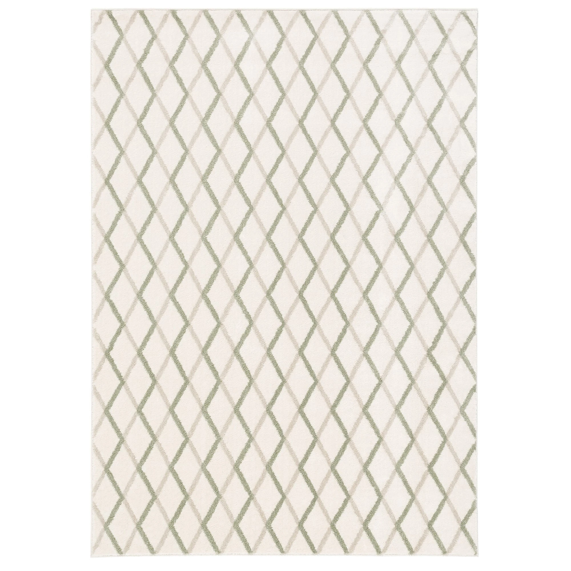 Pergamon Designer Teppich Retro Montana Rauten In Beige