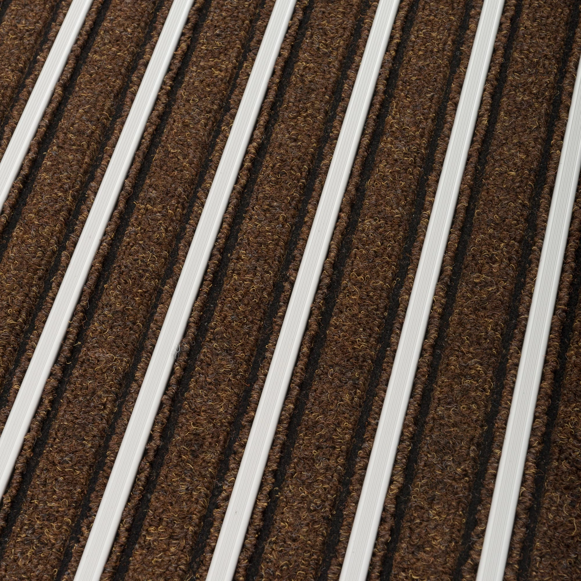 Pergamon Fußmatte Sauberlauf Alu Mat In Braun – Bild 3