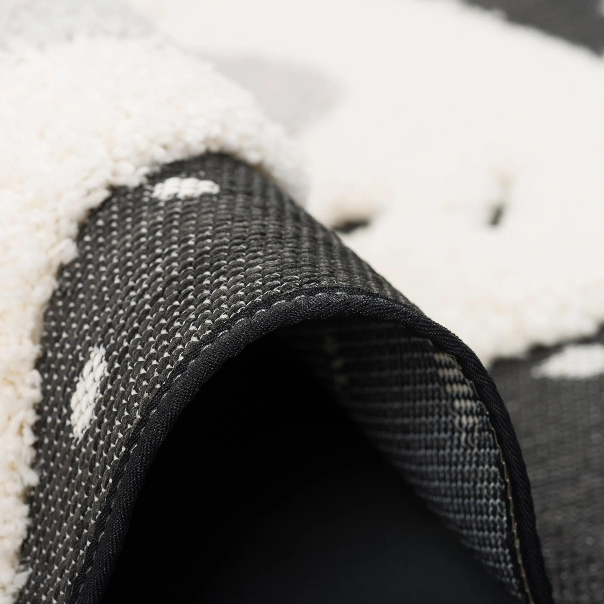 Pergamon Hochflor Kinder Teppich Richie Eisbär Rund In Grau Weiss – Bild 3