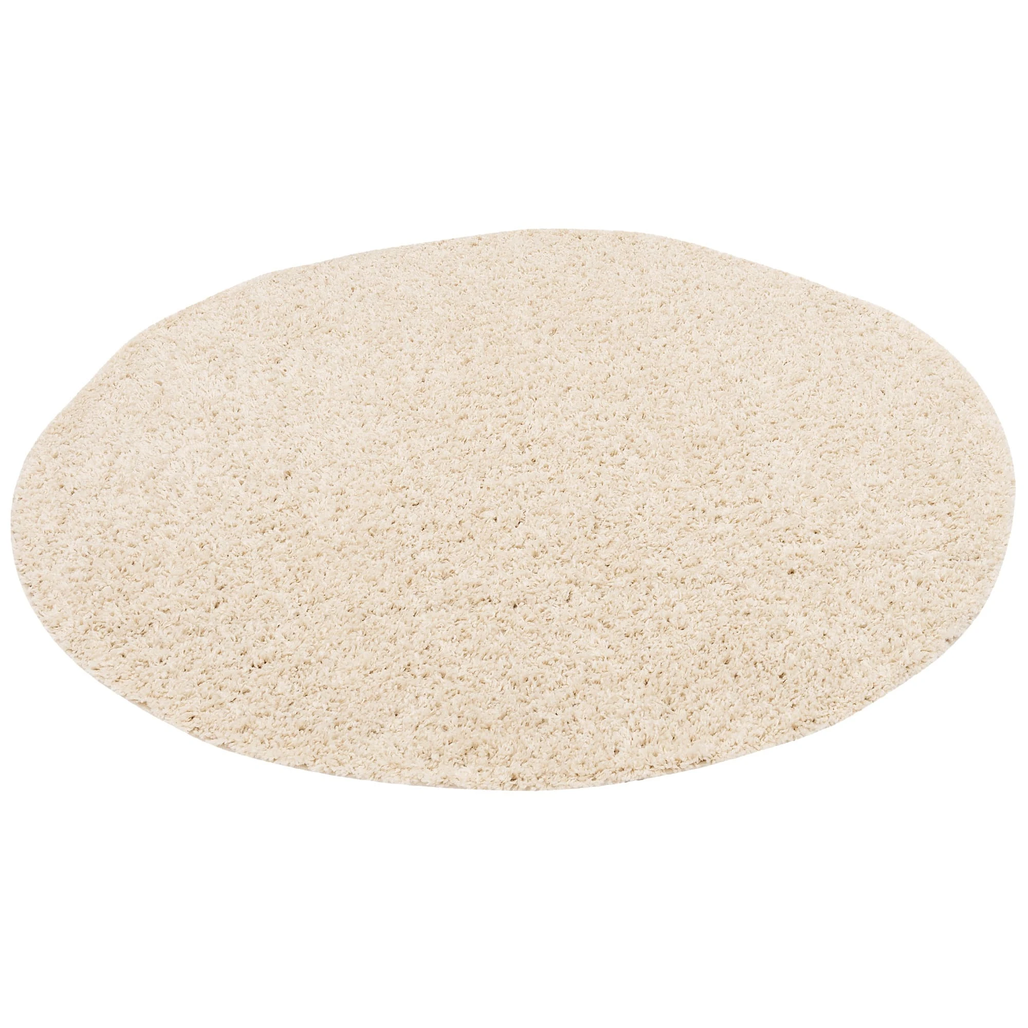 Pergamon Hochflor Langflor Shaggy Teppich Fluffy Rund In Beige – Bild 2