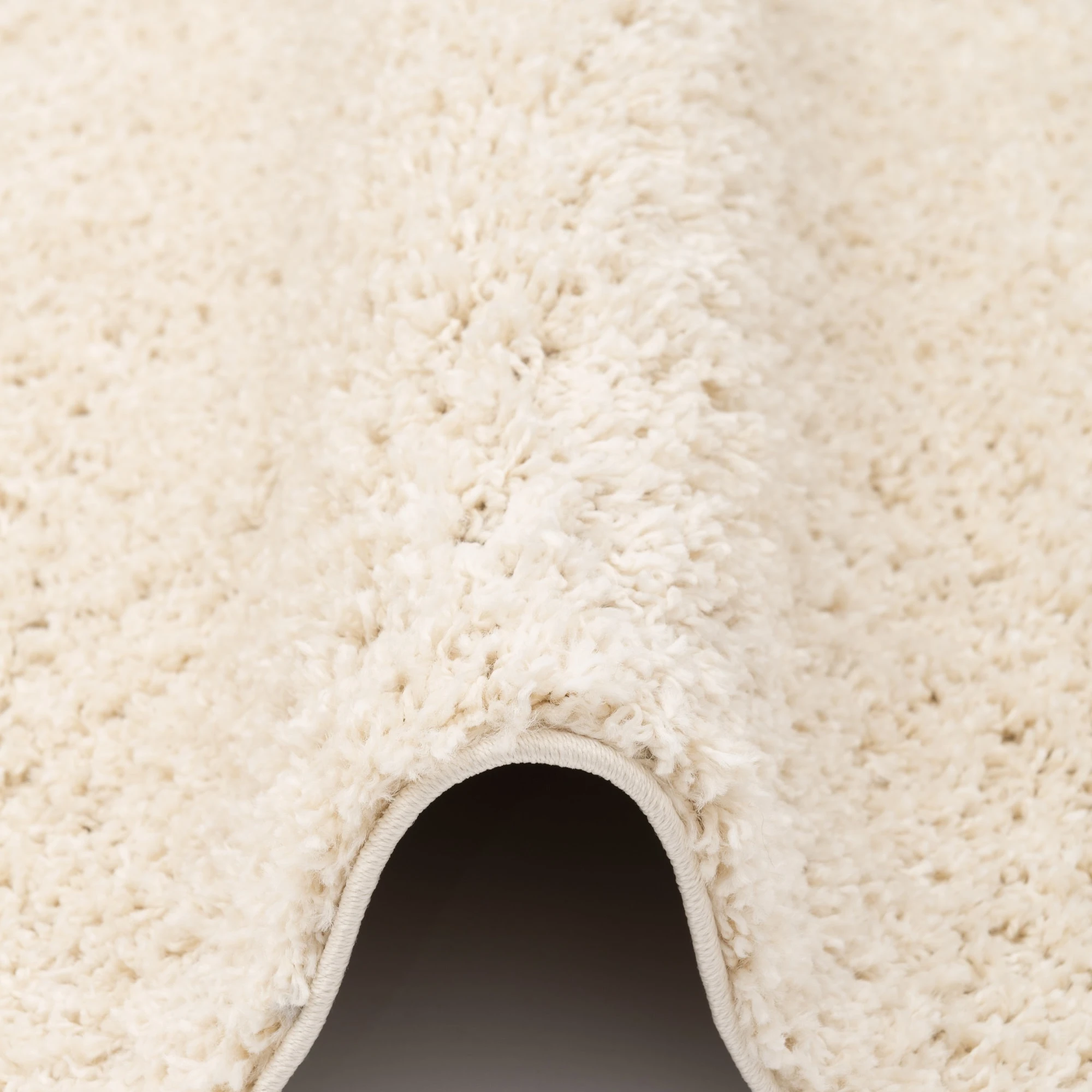 Pergamon Hochflor Langflor Shaggy Teppich Fluffy Rund In Beige – Bild 3